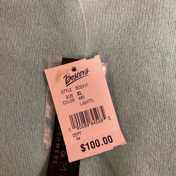 NWT Long Sleeve Cashmere Sweater - Picture 2 of 6